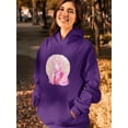 thumbnail image 2 of Anime Girl W Bunny Ears Hoodie Women -Image by Shutterstock, Female Medium, 2 of 4