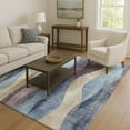 thumbnail image 7 of Addison Rugs Mayfield Premium Machine Washable Transitional Waves Denim Rectangle Rug, 10' x 14', 7 of 7