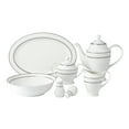 thumbnail image 3 of Stylish and Elegant 57 Pieces Bone China Dinnerware Set Service for 8 People - Arianna, 57 Piece, 3 of 5