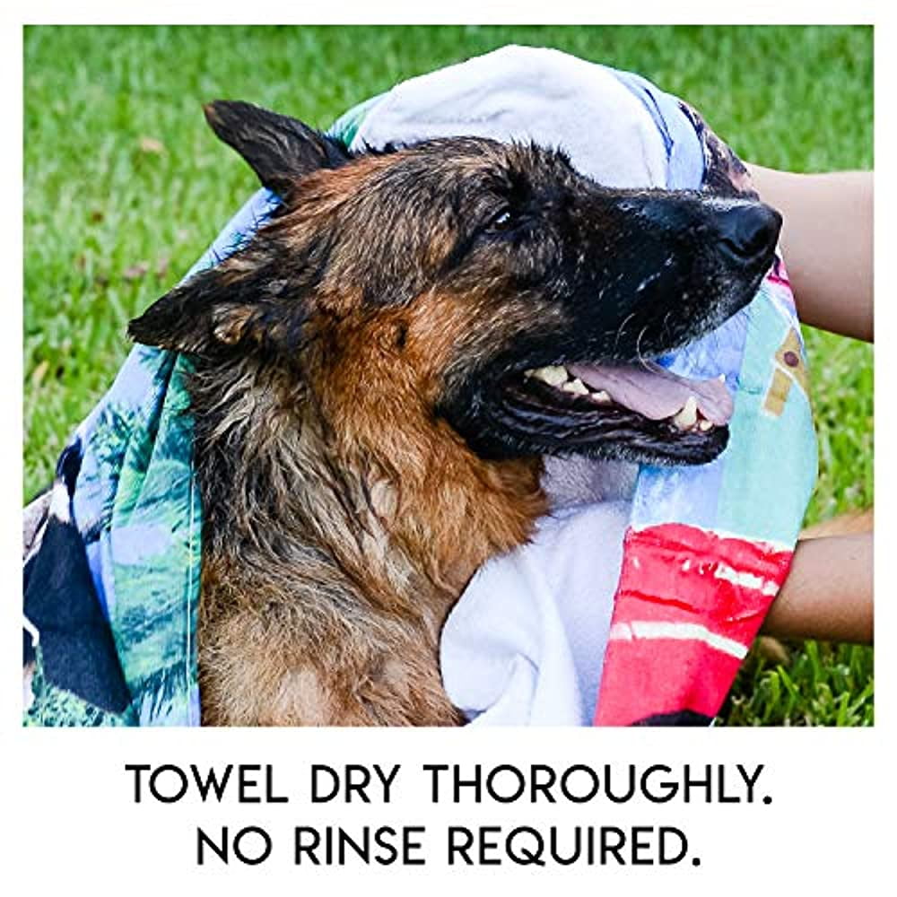 ScrubbyPet No Rinse Pet Wipes- Use Pet Bathing Dry Simple to Use,Just Lather Excellent Sensitive Skin Pet Grooming Pet Washing Wipe The Ideal Pet Wipes Bathing Your Pet Dog Cat 