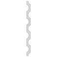 thumbnail image 6 of Ekena Millwork 47"H x 1/8"T Bridgeport Adjustable Acrylic Decorative Slat Wall Panel Kit, White (contains 11 Slats + 1 Straight Edge Starter Slat), 6 of 12