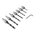 thumbnail image 4 of Wood Countersunk Drill Bit, Sturdy 3-10mm High Speed Steel Countersunk Drill Bit  For Woodworking, 4 of 8