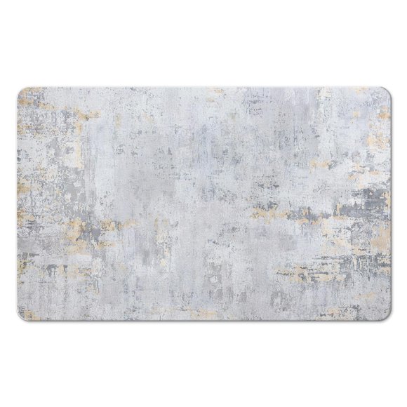 Tapis de Couloir Moderne Abstrait 20x32 Pouces - Tapis de Salle de Bain Élégant avec Support en Caoutchouc Antidérapant - Idéal pour Cuisine, Entrée, Buanderie, Salon, Chambre