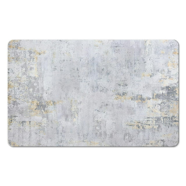 Modern Abstract 20x32 inch Runner Rug - Elegant Long Bathroom Hallway Rugs with Skid-Resistant Rubber Backing - Ideal for Kitchen, Entryway, Laundry, Living Room, Bedroom Flooring
