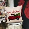 thumbnail image 3 of Luxtrada 3PCS/Set Merry Christmas Xmas Gift Throw Pillow Case Cover Truck Pillow Cover Cushion Sofa Car Home Decor, 3 of 10