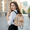 thumbnail image 6 of FORMRS Mini Backpack Purse for Women Travel Daypack Casual Shoulder Bag, Campfire Pattern, 6 of 7