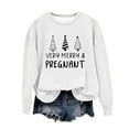 thumbnail image 2 of EGNMCR Chandail en Molleton de Noël Col Rond Imprimé Ample Manches Longues Sans Capuche, 2 of 4