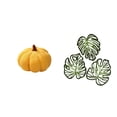 thumbnail image 1 of Cojín De Sofá De Felpa Con Diseño De Calabaza Y Hojas De Palma Para Halloween. Adorno Decorativo De Madera Con Diseño De La Selva Para Dormitorio, Baño O Fondo De TV., 1 of 8