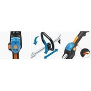 LawnMaster NPTGSP2517A No-Pull Gas Grass Trimmer with Electric Start 25cc 2 Cycle, 17 inch