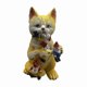 thumbnail image 2 of Cat Eats Gnome Series Garden Gnome Ornament Set Doll Decorative Props, 2 of 5