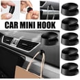 thumbnail image 4 of Gancho para Monedero para Automóvil Ajuste Universal Negro para Llavero de Auriculares para Conductores kusrkot Gancho para colgar el asiento del automóvil, 4 of 8