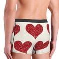 thumbnail image 4 of Kdxio Men's Boxer Briefs with Love Print - Comfortable and Breathable Underwear for Everyday Wear, 4 of 7