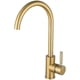 thumbnail image 1 of Golden Stainless Steel Kitchen Tap With High Spout, Kitchen Mixer Tap, 1 of 5