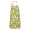 Yellow Lemon Fruit-2, variant on Yellow Lemon Fruit Flowers Yellow Pattern Apron-Garden Aprons for Women with Pockets-Cotton Linen Waterproof Kitchen Cooking Gardening Aprons Adjustable for Kitchen,Cooking,BBQ and Salon 33x27 Inch
