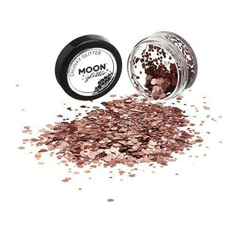 Black Friday Rose Chunky Glitter for Nails, 4Bottles 4Colors Chunky Face  Glitter Holographic Hair Resin Craft Glitter Cosmetic Glitter