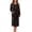 Black Cherry, variant on Cat Pumpkin Maple Leaf Sunflower Print Women Nightgowns Sleep Dress Zip Up Robe Comfy Full Length House Dress House Coats Fall Long Sleeve Bathrobe Sleepwear with Pockets Autumn Decor, 4XL