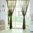 thumbnail image 2 of Window Sheer Voile Curtains 79 Inches Long Sheer Curtains Clear Curtains Basic Rod Pocket 1 Panel Bedroom Children Living Room Yard Kitchen, 2 of 2