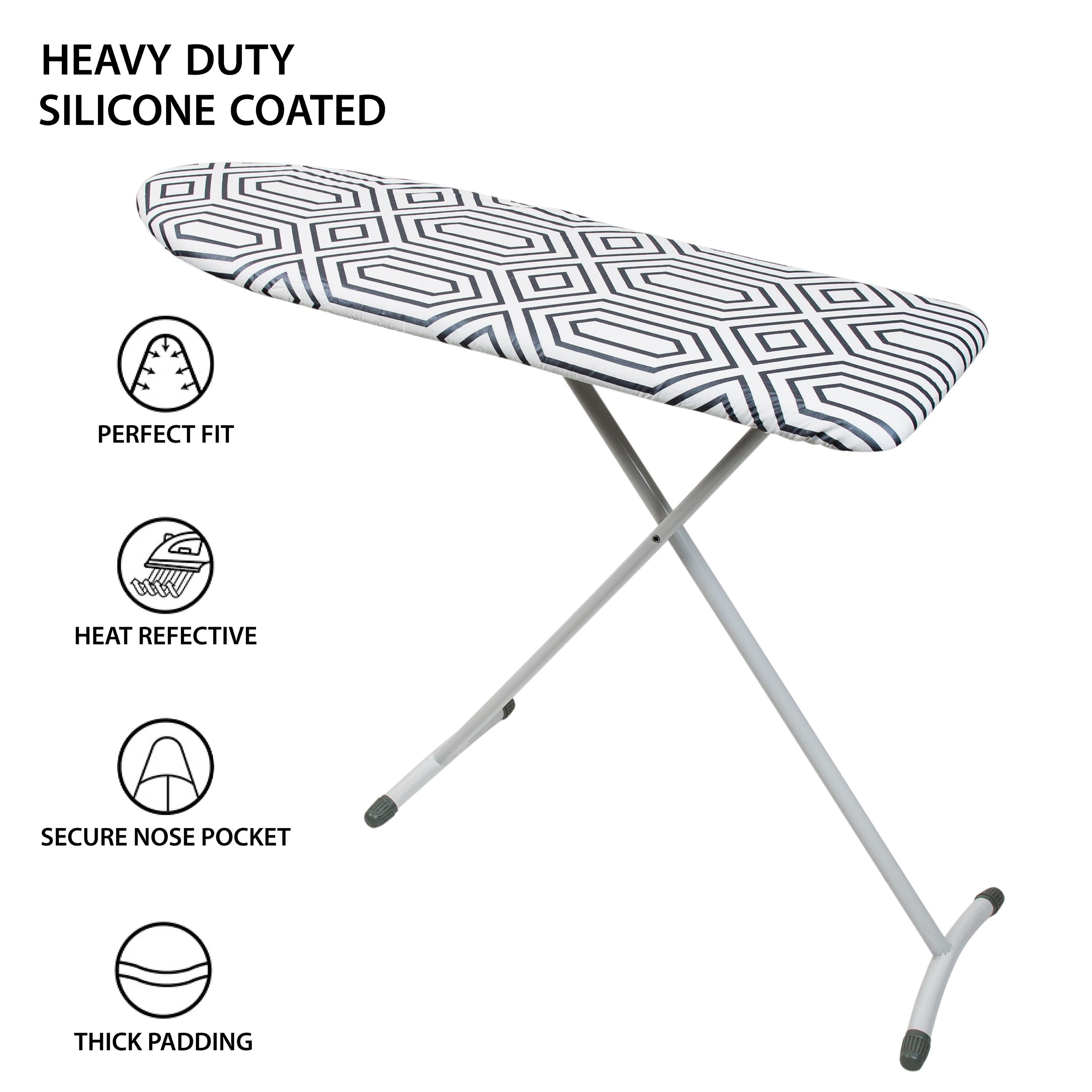 Simplify Scorch Resistant Ironing Board Cover & Pad in Graphite