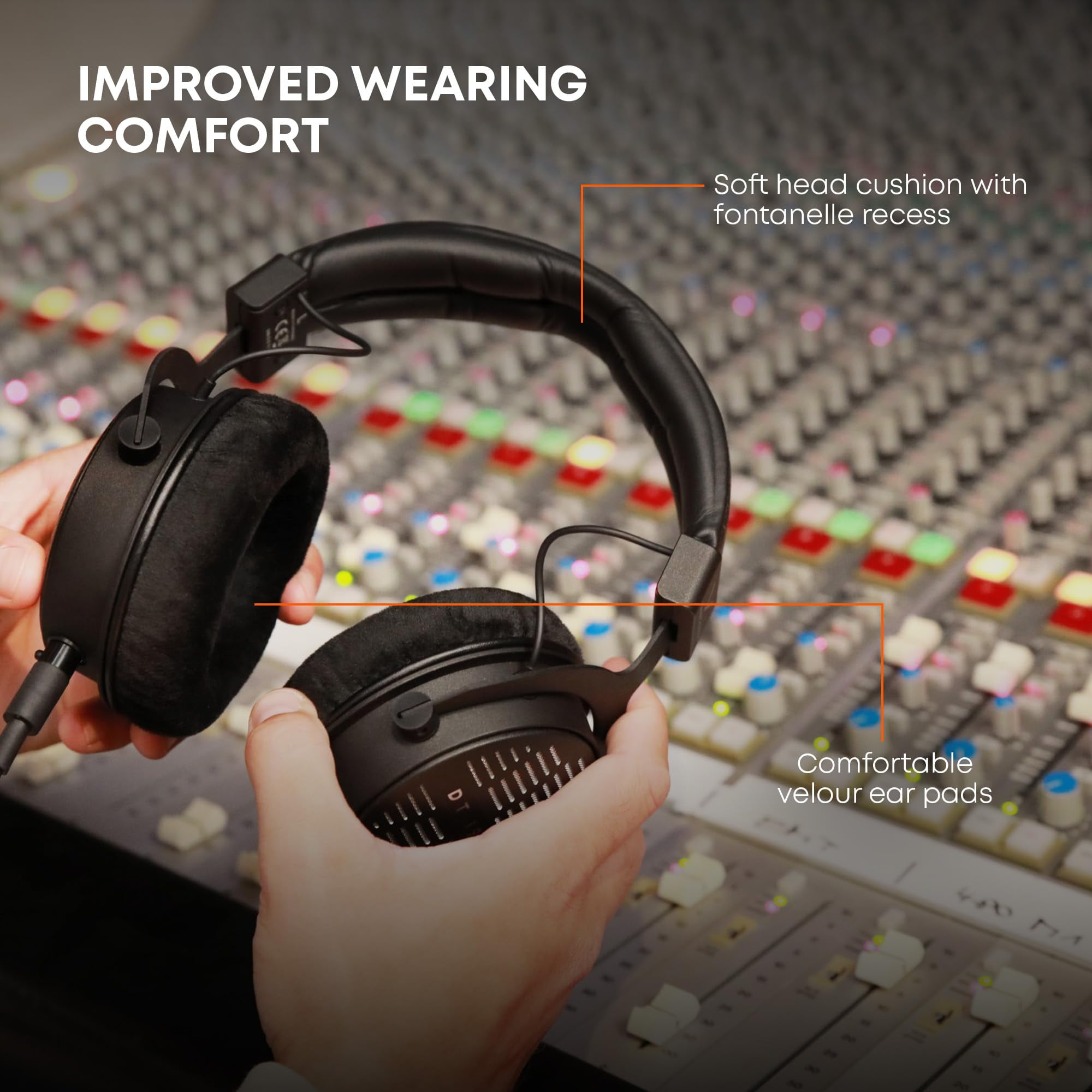 beyerdynamic DT 1990 PRO MKII Wired Over-Ear, 30 Ohm, Open Back, Professional Recording Studio Monitor Headphones for Mixing, Editing, Audiophile, DJ Stereo Headsets, Made in Germany, Black