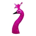 thumbnail image 2 of simhoa Peacock Mannequin Head Decorative Party Elegant Simulation Animal Head Model Rose 35cm, 2 of 8