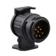 thumbnail image 2 of Remolque Socket Convertidor Barra Adaptador Coche Pin 7 a Plug Negro Remolque 13 Camión Pin Piezas y Accesorios, 2 of 5