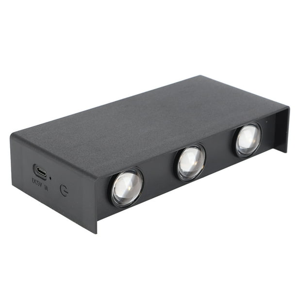 Aplique de Pared Con Pilas, Lámpara de Pared Inalámbrica de 3 Modos Luces de Pared Interiores LED Regulables Al Tacto Iluminacióna Arba-Abajo Magnética Recargable De 6W PARA