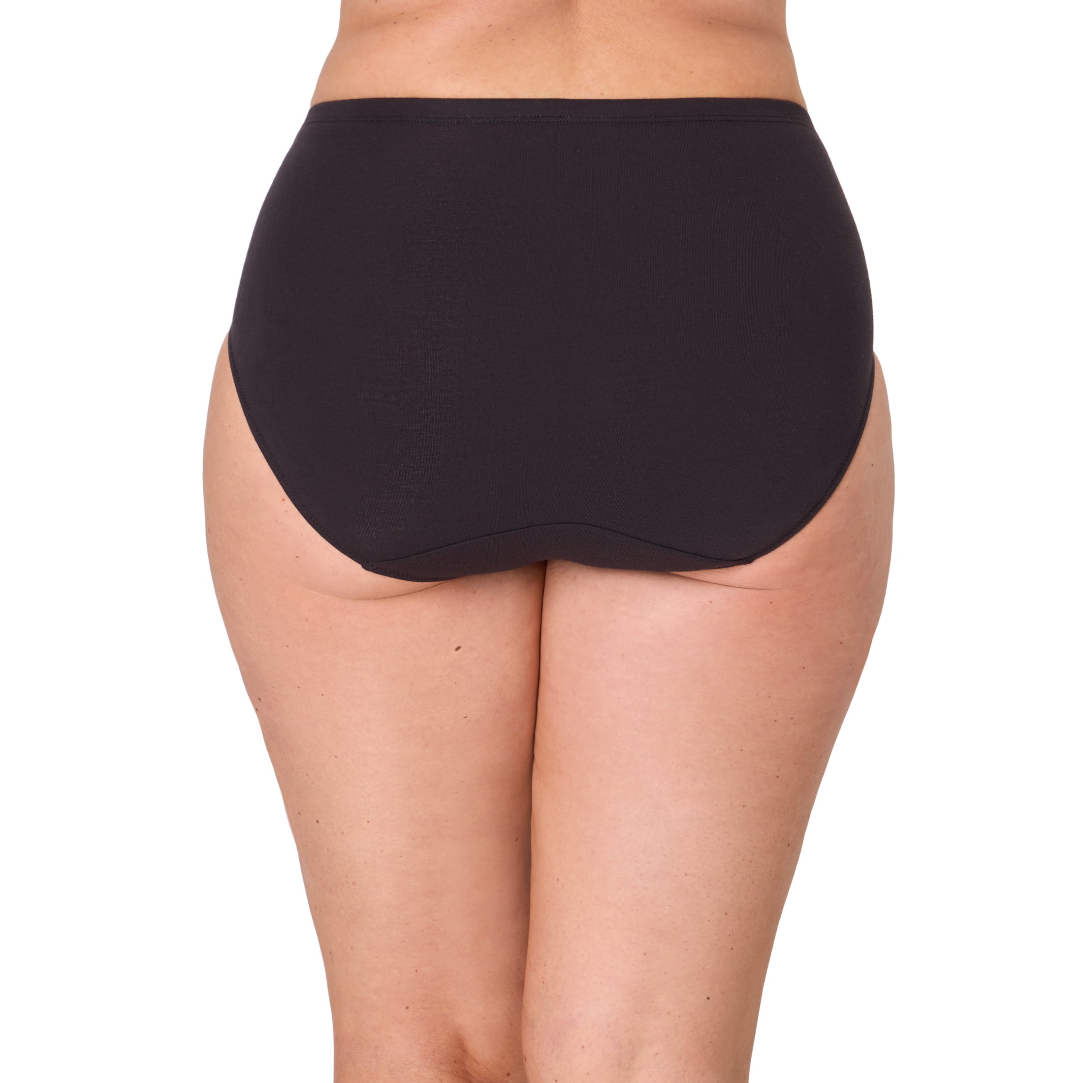 Bali Women's Underwear Beautifully You Smoothing Tummy Control Cotton Wicking Brief, 3-Pack
