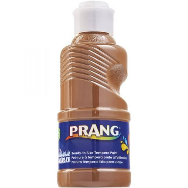 Prang DIXX10808 8 oz Ready to Use Washable Tempera Paint, Brown