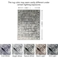 thumbnail image 2 of JV Home Area Rug Oushak Grey 7'6"x10' Washable Carpet Anti Slip, 2 of 7