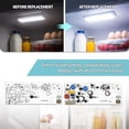 thumbnail image 3 of Kit de luz LED para refrigerador de 2 piezas HPUY W10515058 W10515057, 3 of 6