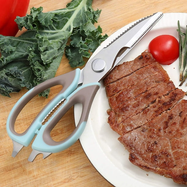 Ciseaux à viande en acier inoxydable, couteau de cuisine puissant