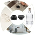 thumbnail image 7 of Uxcell Silicone Hole Plug, High Temp T Type Rubber Stopper Black 23mm 8 Count, 7 of 7