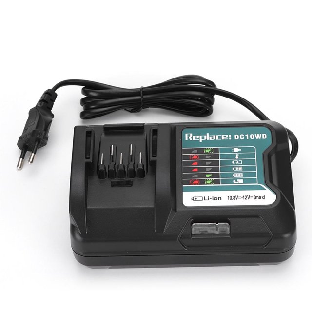 Matsuzay de de litio apto para BL1016 12V DC10WD 100-260V enchufe de la UE Cables de audio/vídeo