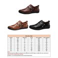 thumbnail image 2 of UKAP Mens Breathable Low Top Flats Wedding Vintage Round Toe Dark Brown 7.5, 2 of 9
