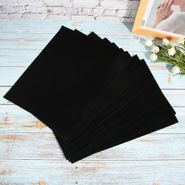 Mgaxyff Mgaxyff Black Adhesive Felt Shelf Liner,10Pcs Black DIY