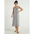 thumbnail image 5 of Joyspun Women's Sleeveless Knit Midi Chemise, Sizes S to 4X, 5 of 6