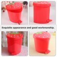 thumbnail image 4 of Shisuyan Cartoon Strawberry Trash Can Mini Trash Can Plastic Cute Desktop Trash Can Room Decor, 4 of 9
