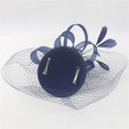 thumbnail image 5 of MSJUHEG Tea Party Hats,Feather Hair Clip,Feather Headpiece,Church Hats,Fascinators Hats,Fascinator Hat Flower Feather Mesh Tea Hairband for Women Navy One Size, 5 of 6