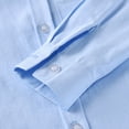 thumbnail image 6 of WOLLED 12M-8Y Baby Boys Dress Shirt Toddlers Long Sleeves Gentleman Outfit Button down Plaid Dress Shirt +bowtie + Suspender Pants Set Wedding Outfit Light Blue, 6 of 9