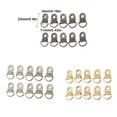thumbnail image 4 of ruzhgo 10PCS Ring Buckle Figure D Anchors Rings Wear Resistance Solid Color Portable Binding Buckles Bag Shoes Picture Frame Silver Black, 4 of 6