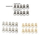 thumbnail image 3 of Guardurnaity 10 UNIDS Anillo Hebilla D Anclas Anillos Resistencia al desgaste Color sólido Hebillas de encuadernación portátiles Bolsa Zapatos Accesorios de disfraces Plata, 3 of 6