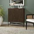 thumbnail image 3 of Evelyn&Zoe AC1937 Brighton Accent Cabinet with Adjustable Shelves Alder Brown, 48.1 lb, 3 of 9
