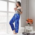 thumbnail image 4 of Uemuo Blurred Star Snow Christmas Pattern Women's Wide Leg Palazzo Lounge Pants with Pockets Light Weight Loose Comfy Casual Pajama Pants-X-Large, 4 of 9