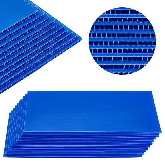 20pc Plastic Sheets DIY Craft Supplies Rectangle Mauve 300x150x4mm