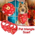 thumbnail image 1 of Xihbxyly Bufanda Navideña para Mascotas, Tela Suave de Doble Cara, Estilo Papá Noel, Accesorio para Fiestas, Diseño Adorable para Perros y Gatos, Cómoda de Llevar, Tamaño 65 X 45 X 45 Cm., 1 of 4