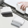 thumbnail image 4 of Efficient Window Grooves Cleaner Scouring Sponge Scraper with Detachable Head Kitchen Brush for Narrow Gaps Grime Removal Light Grey, 4 of 4