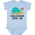 thumbnail image 3 of Inktastic Nana and Papaw Love Me Grandchild Turtle Boys or Girls Baby Bodysuit, 3 of 5