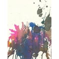 thumbnail image 2 of Fuchs, Jodi 25x32 Black Ornate Wood Framed with Double Matting Museum Art Print Titled - Exuberant Splotch, 2 of 4