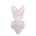thumbnail image 1 of Daznico Robes Élégantes pour Femmes, Robe hip-Hop Flashy Tout à Sequins, Robe pour Femmes Cache Ventre, 1 of 3
