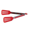 thumbnail image 2 of Clearance Food Clips under $5 9 Inches Leakage Shovel Type Flat Food Clip Kitchen Tongs Stainless Serving Cooking Tongs With Locking Handle Joint, 2 of 7